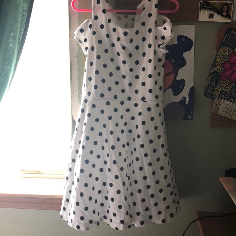 Cold shoulder summer dress